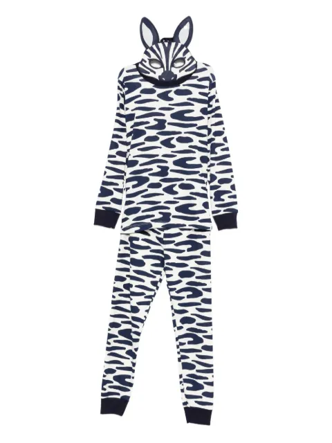Petit Bateau zebra-print pyjamas