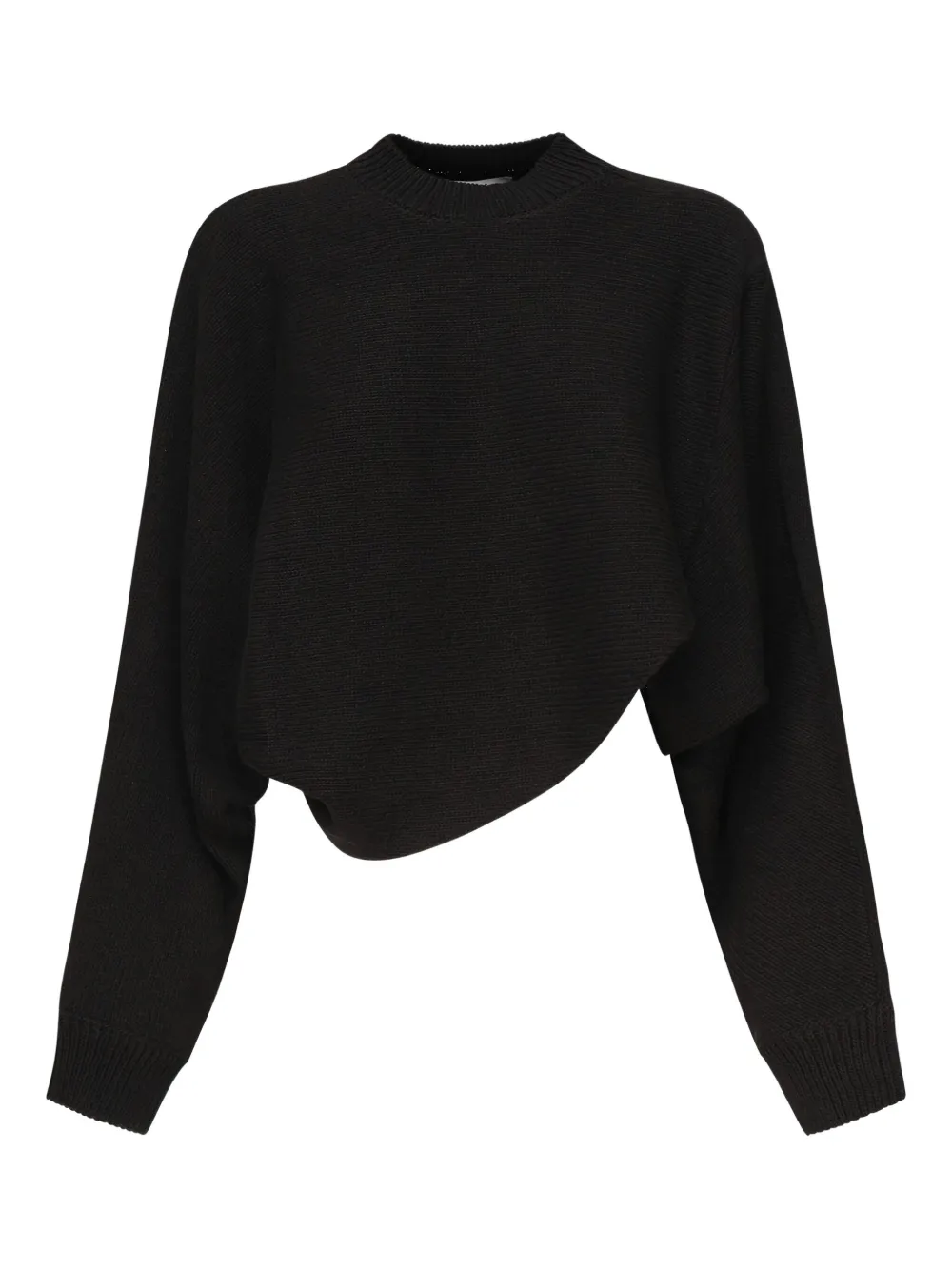 Alaïa asymmetric-hem knit sweater | Black | Image 1