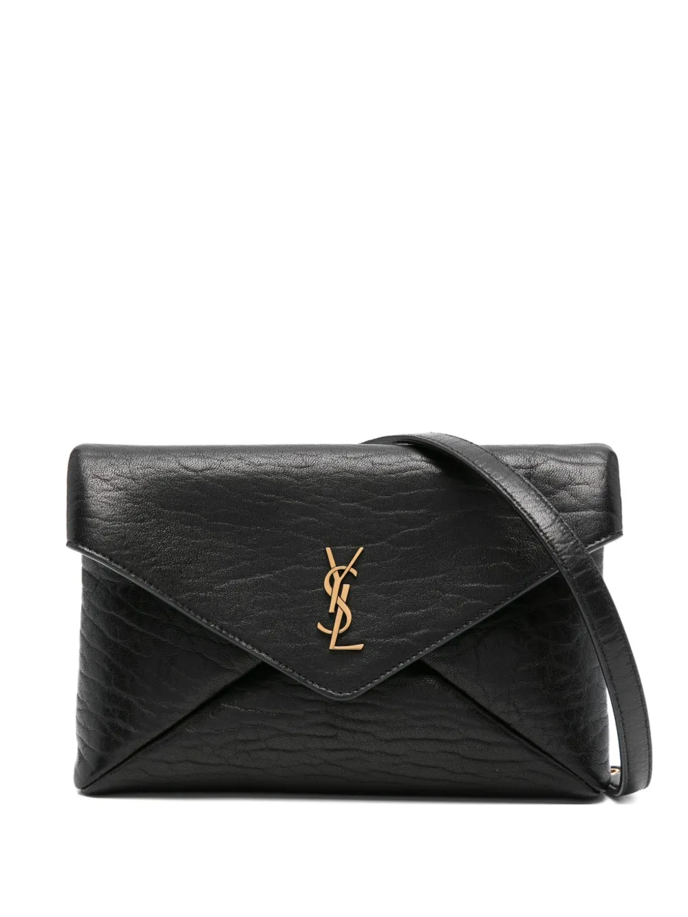 Saint Laurent Cassandre flap cross body bag Zwart