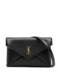 Saint Laurent Cassandre flap cross body bag - Black