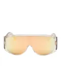 MM6 Maison Margiela shield-framed sunglasses - Neutrals
