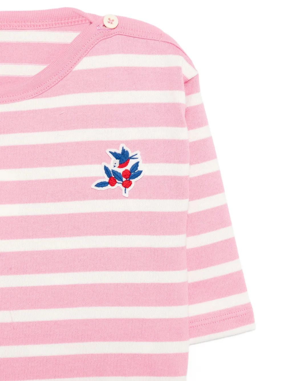 Petit Bateau Breton cotton T-shirt Roze