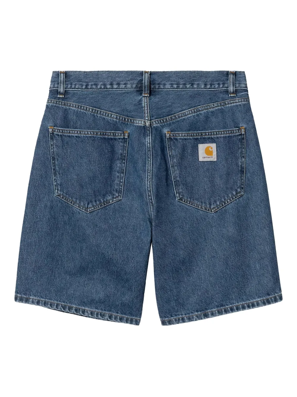 Carhartt WIP five-pocket denim shorts Blauw