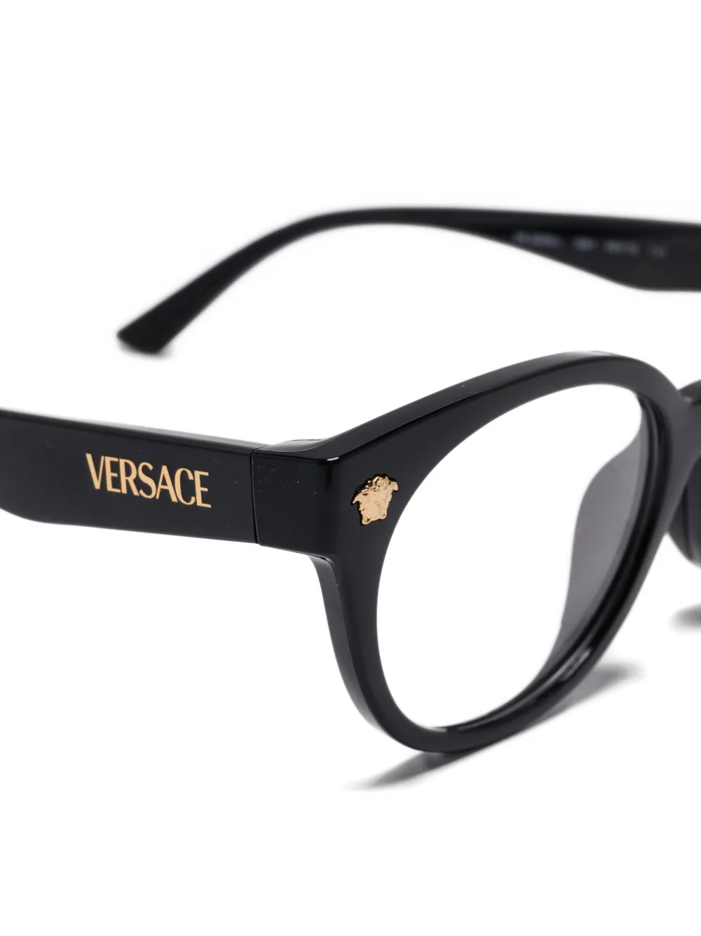 Versace Kids Medusa round-frames glasses Zwart