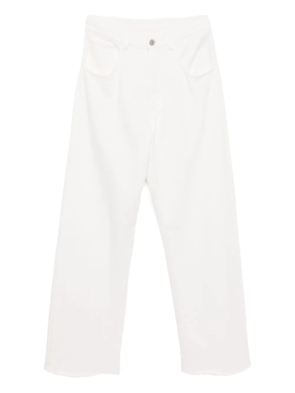 MM6 Maison Margiela コットンパンツ - ホワイト MM6 Maison Margiela コットンパンツ - ホワイト