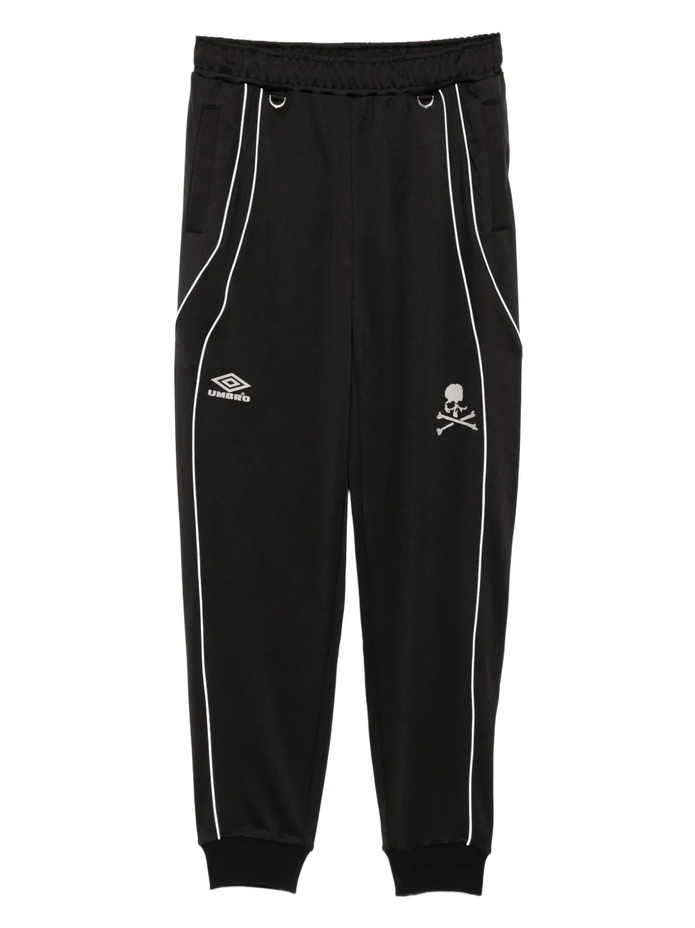 Mastermind World logo-print trousers | Black | Image 1