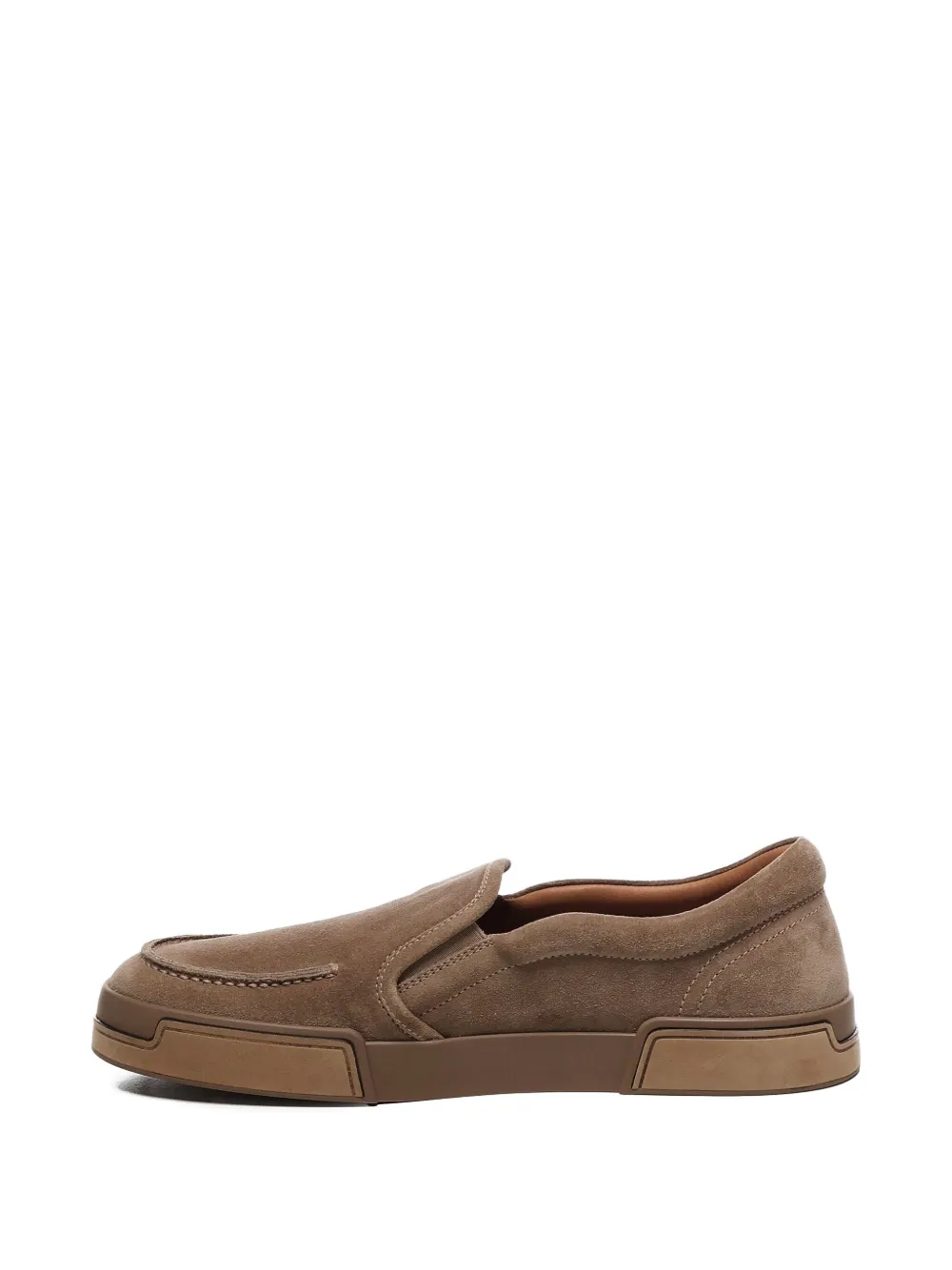 Dolce & Gabbana suede slip-on sneakers Brown