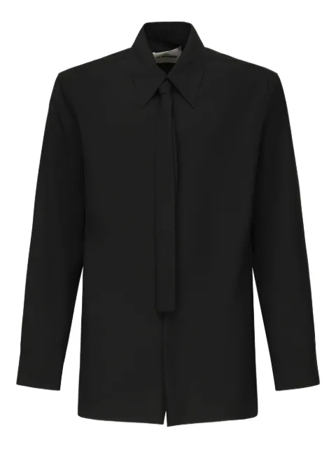 Jil Sander integrated-tie shirt