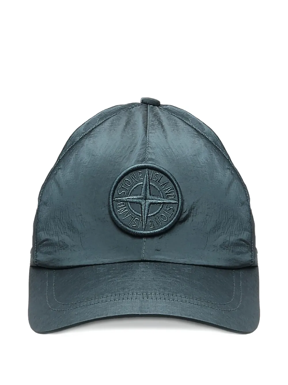 Stone Island logo-patch baseball cap Blauw