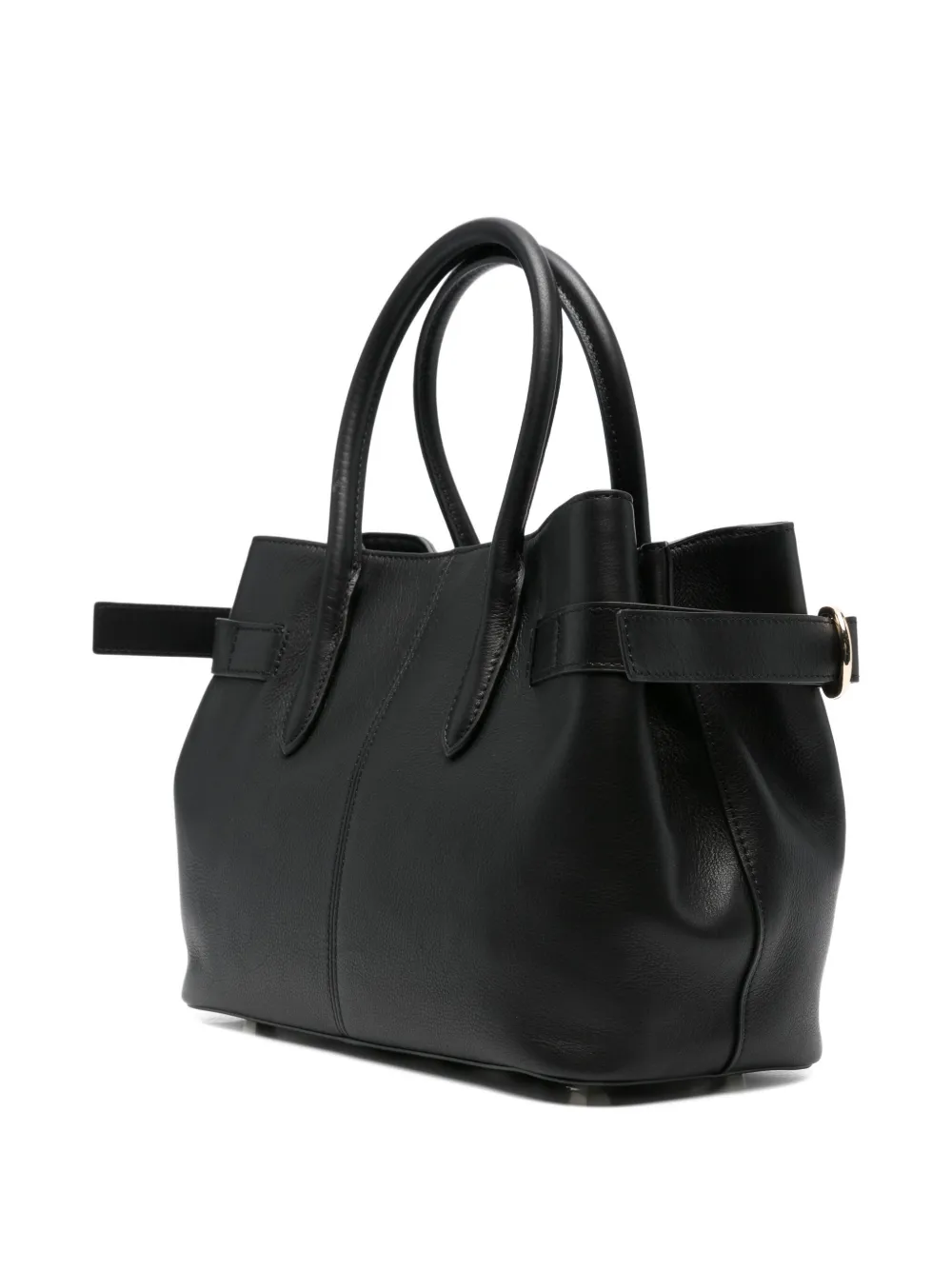 Patrizia Pepe New Business leather tote bag - Zwart