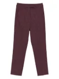 Patrizia Pepe checked trousers - Purple
