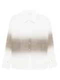 Patrizia Pepe ombre-print shirt - Neutrals