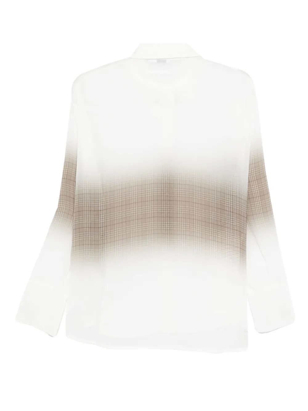 Patrizia Pepe ombre-print shirt Beige