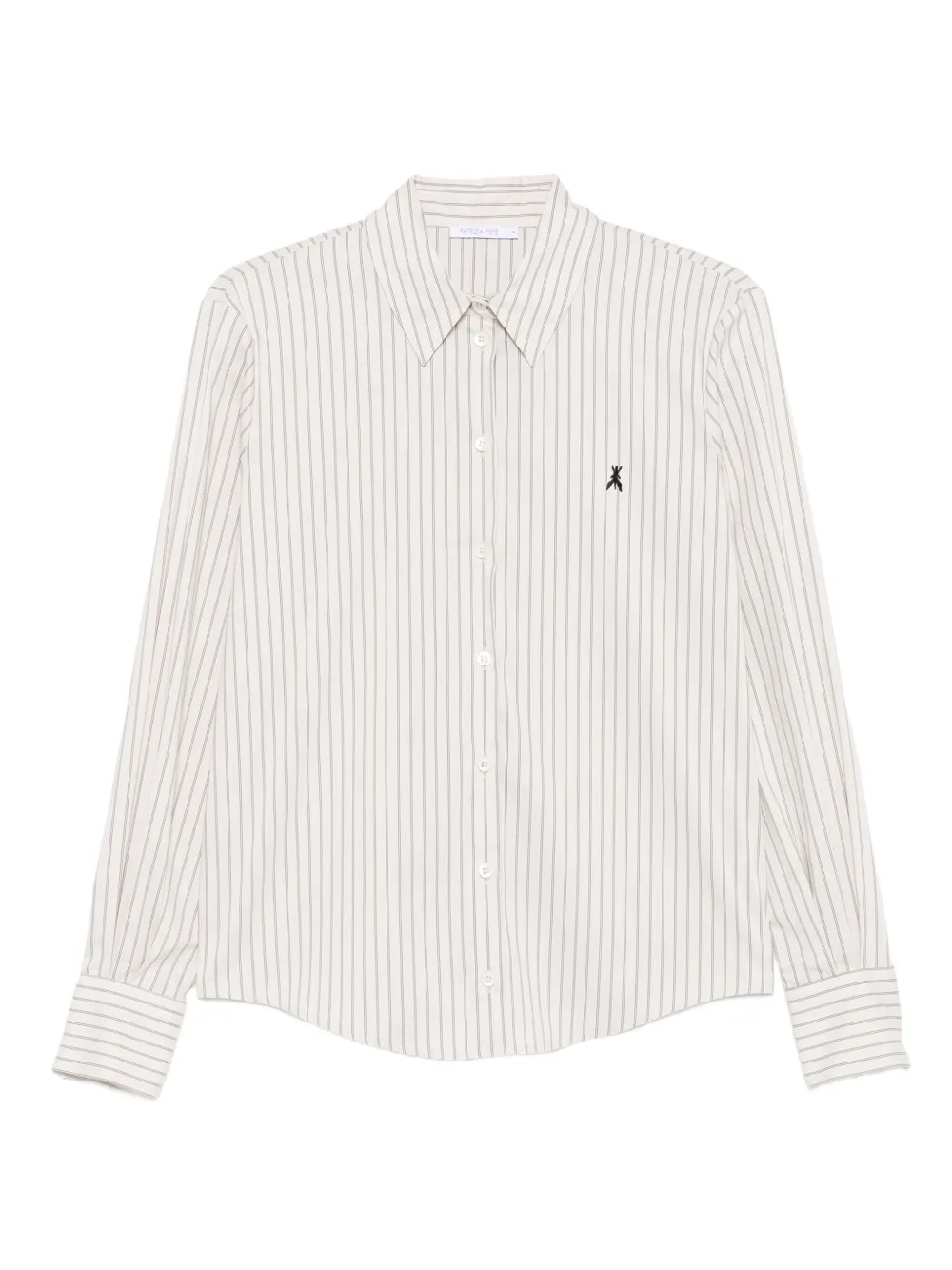 Patrizia Pepe striped shirt - Nude