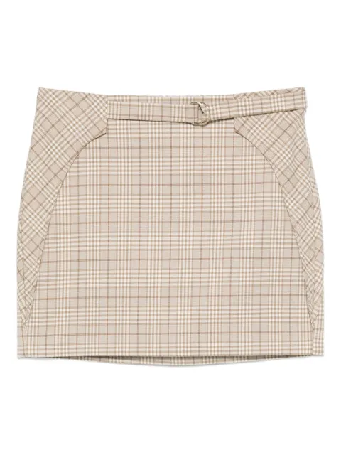 Patrizia Pepe plaid-pattern mini skirt