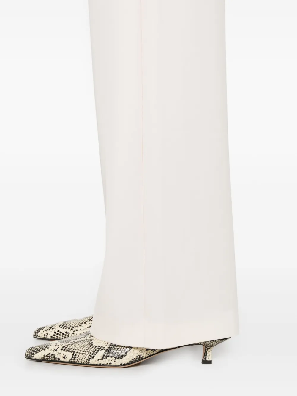 Patrizia Pepe High waist palazzo broek Beige