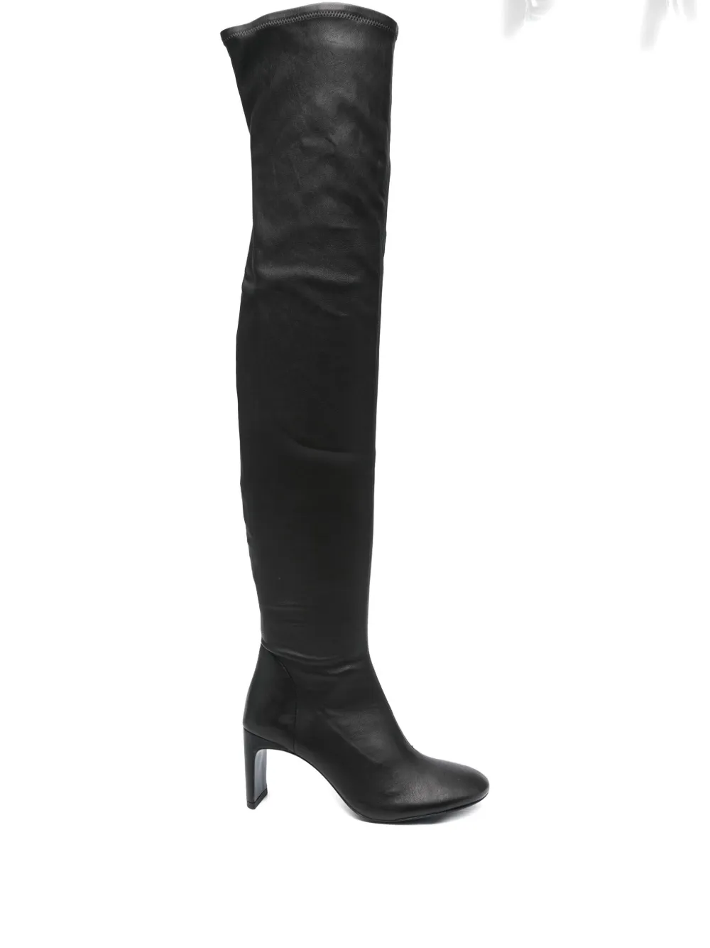 Patrizia Pepe 75mm nappa leather thigh-high boots - Nero