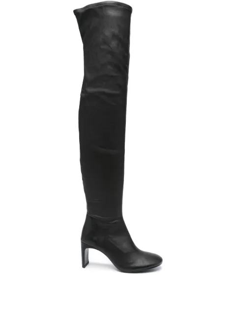 Patrizia Pepe 75mm nappa leather thigh-high boots