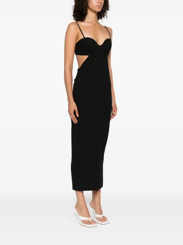 dresses with cut out front Aria Cove - Maxi Dress - Women - Polyester/Elastane - 8 US as well as delicate crisscross lace motifs ASOS Design - Maxi Dress