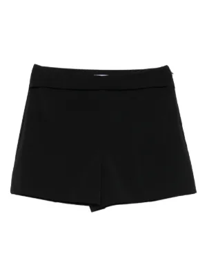 alexanderwang ブラック ロゴショートパンツ Alexander Wang ロゴ ショートパンツ | ブラック | FARFETCH JP