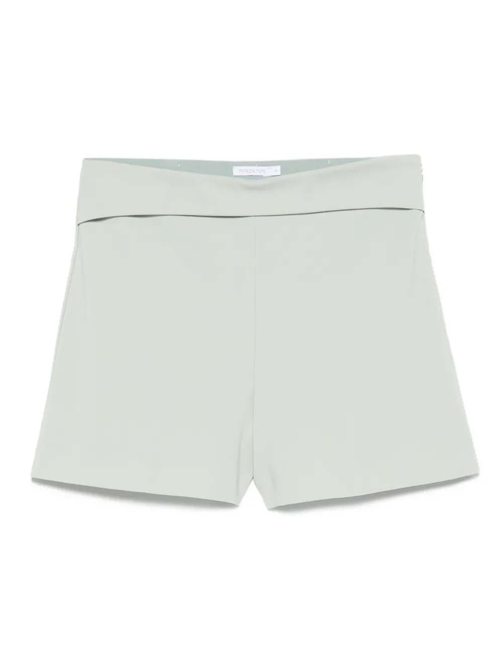 Patrizia Pepe Formele shorts met afwerking Grijs