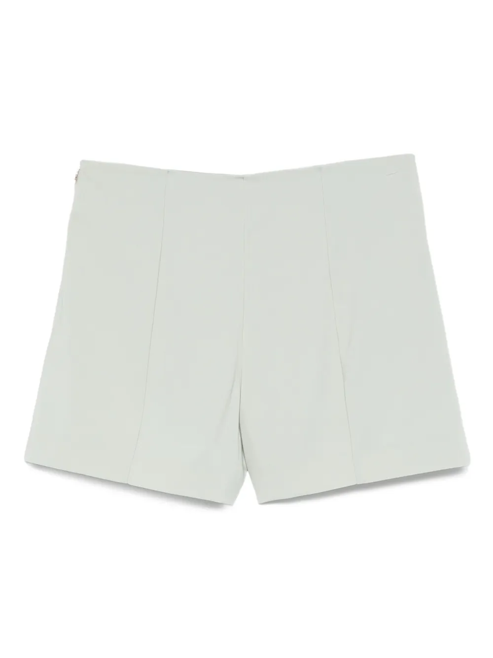 Patrizia Pepe Formele shorts met afwerking Grijs