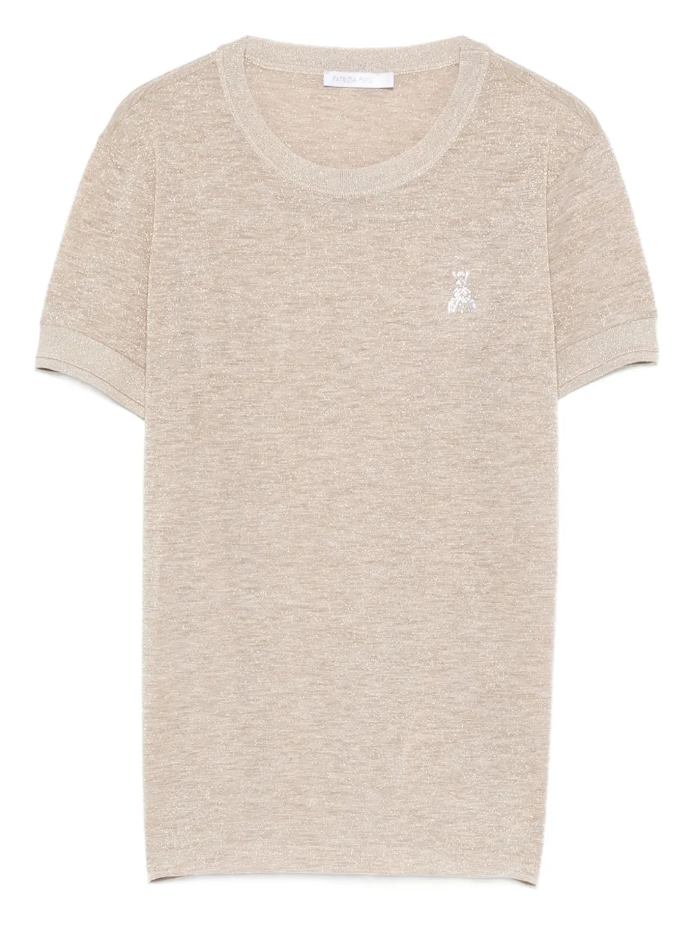 Patrizia Pepe short-sleeved T-shirt Beige