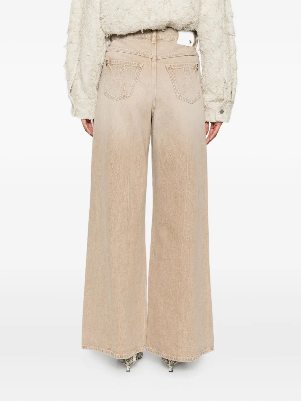 Patrizia Pepe five-pockets jeans Beige