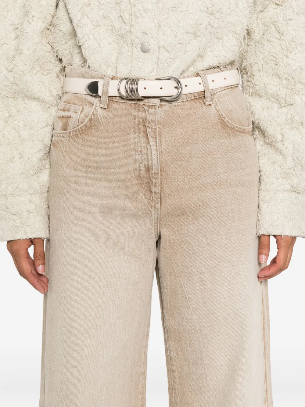 Patrizia Pepe five-pockets jeans Beige