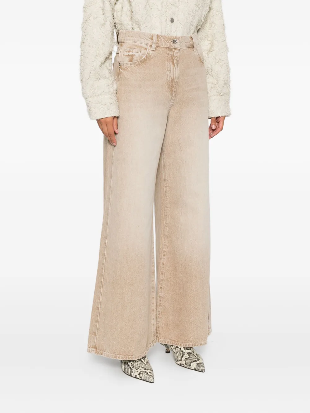 Patrizia Pepe five-pockets jeans Beige