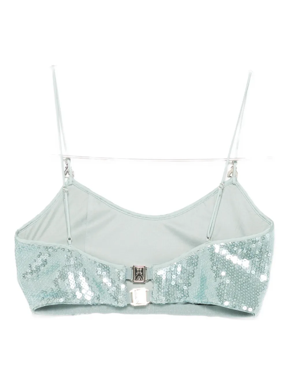 Patrizia Pepe Top verfraaid met pailletten Blauw