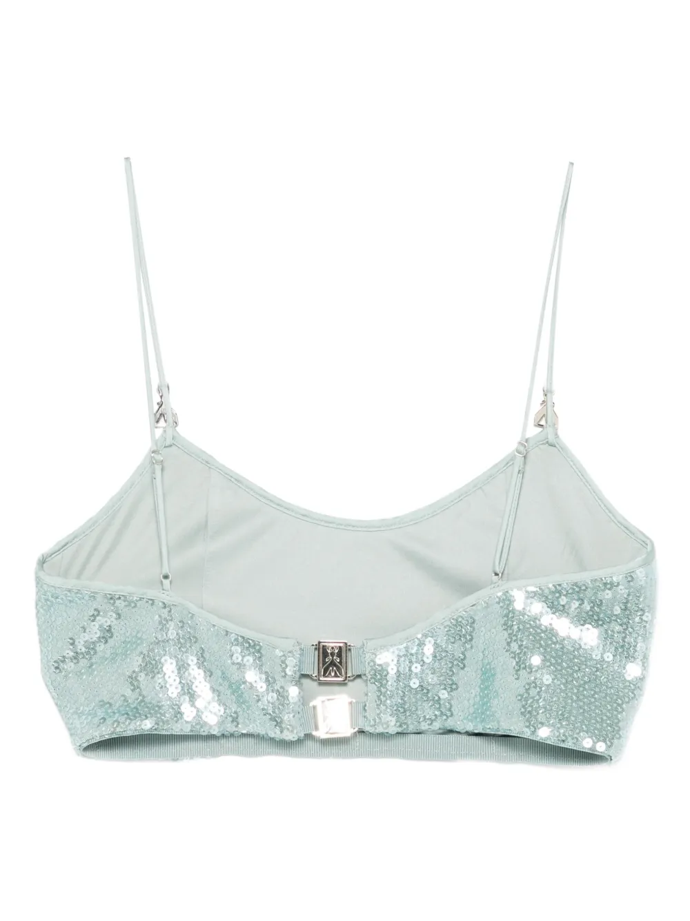 Patrizia Pepe Top verfraaid met pailletten - Blauw