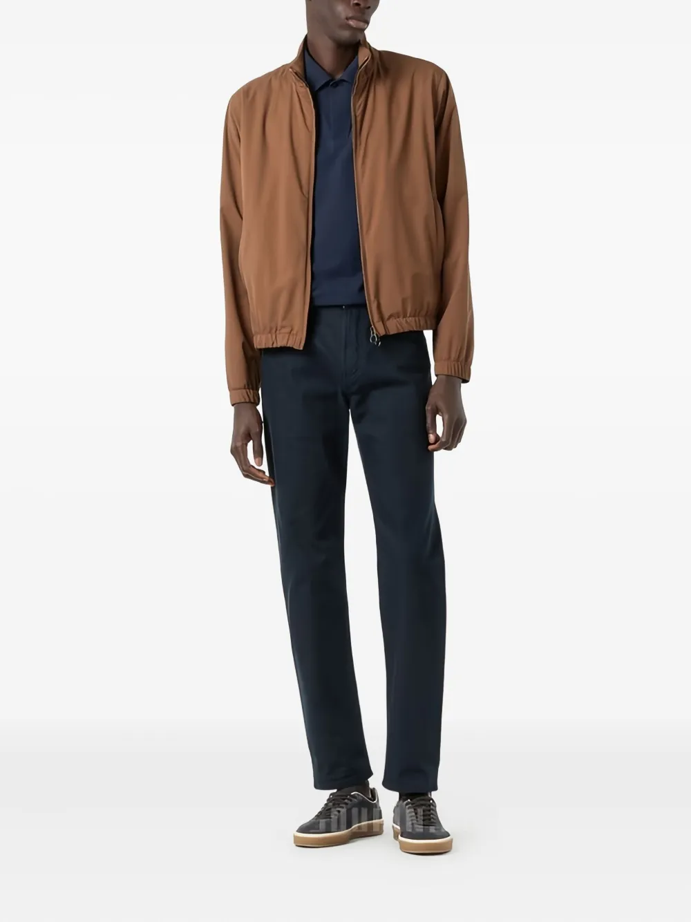 Loro Piana five-pocket cotton trousers - Blauw