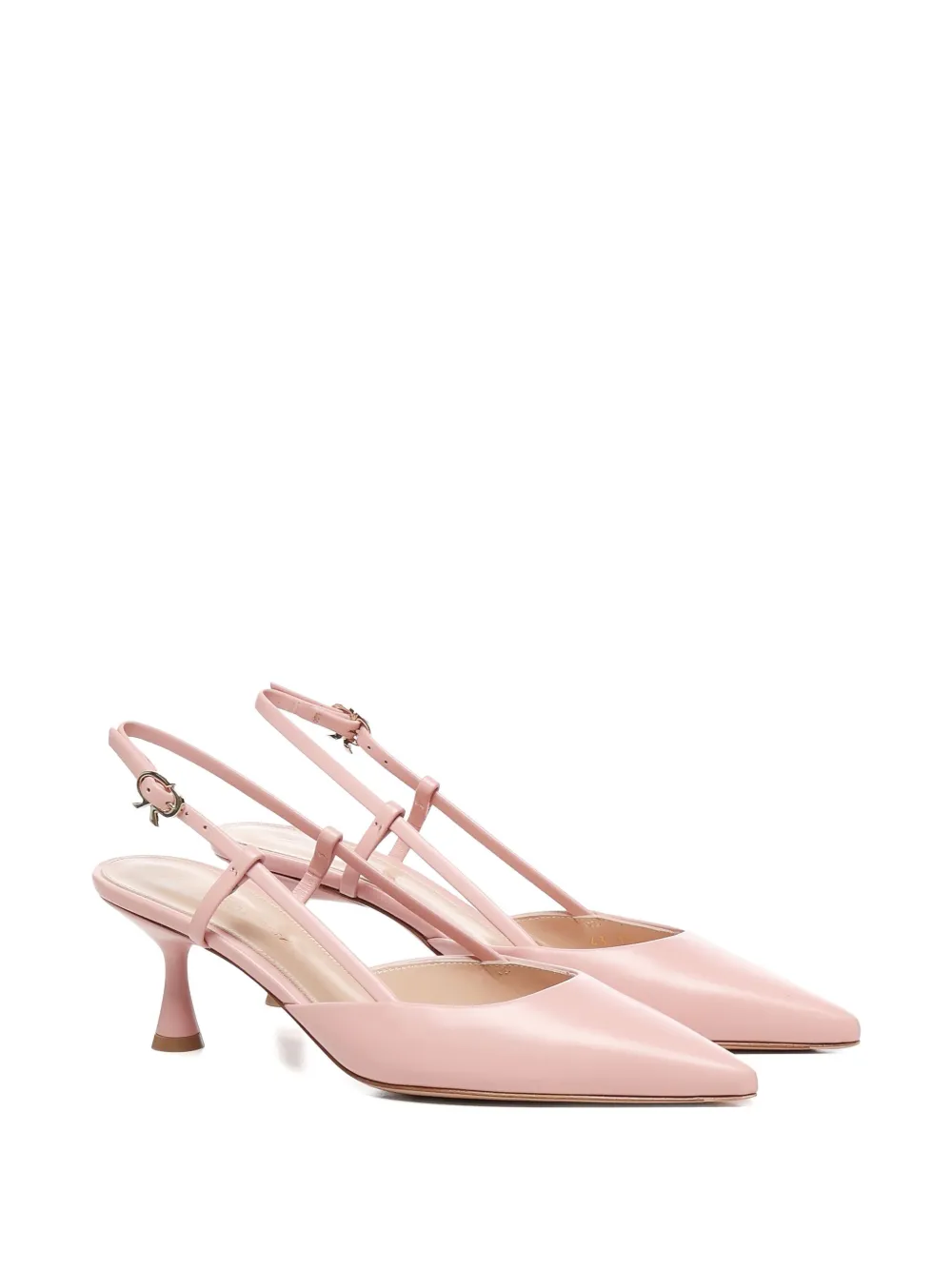 Gianvito Rossi 55mm slingback pointed-toe pumps Pink