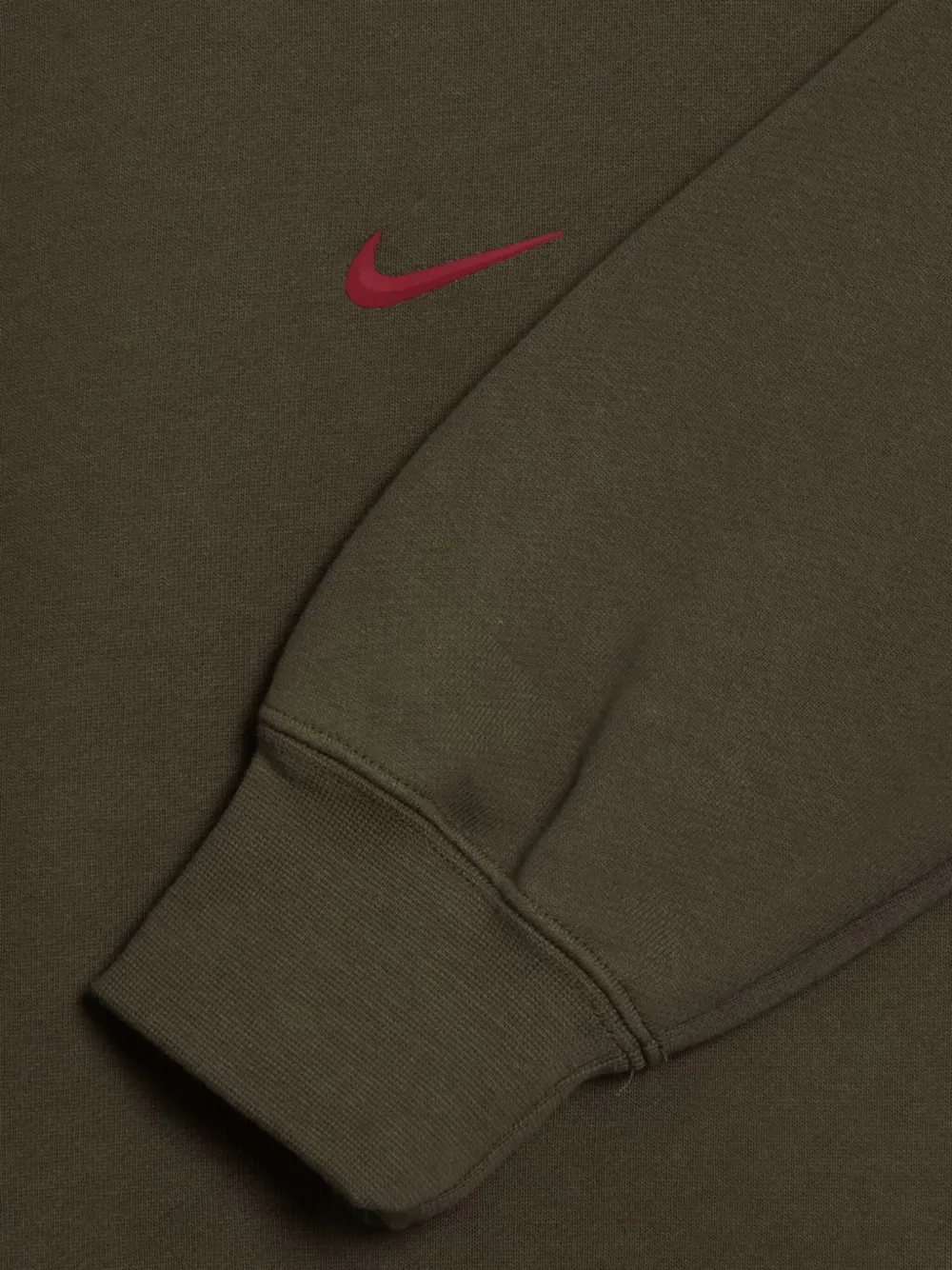 Nike Sweater met logo en raglan mouwen Bruin