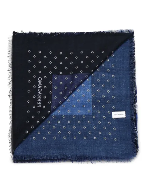 Ferragamo geometric-print scarf