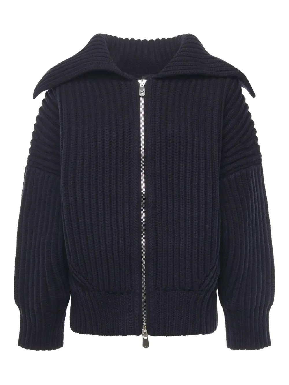 Pinko Zip-up Cardigan In Black
