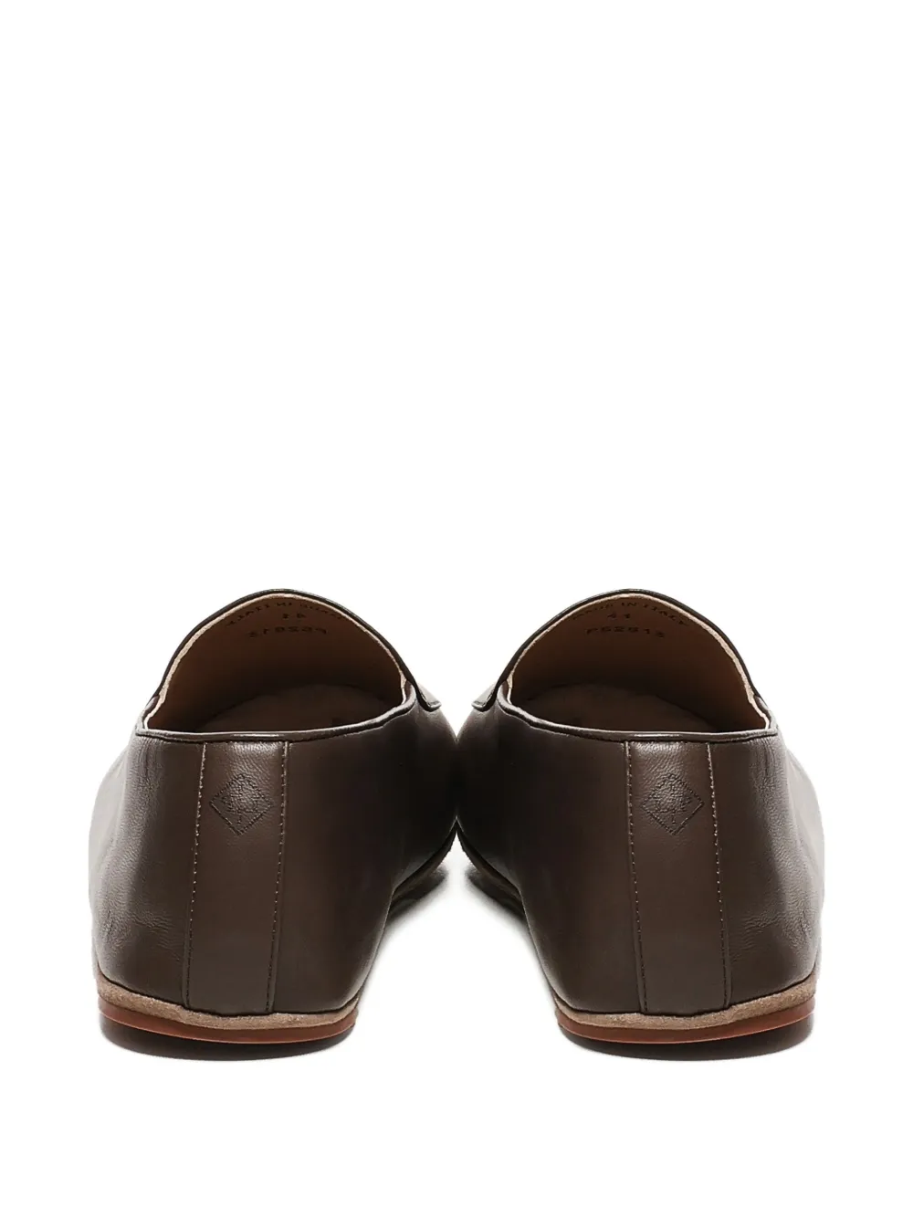 Loro Piana Anton Walk leather loafers Brown