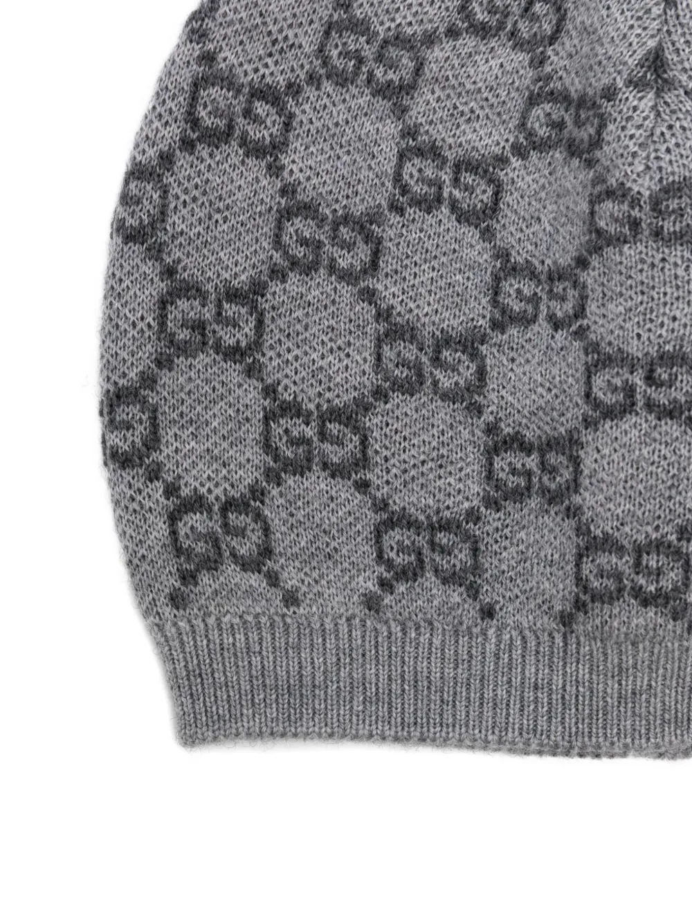 Gucci Kids GG wool beanie Grijs
