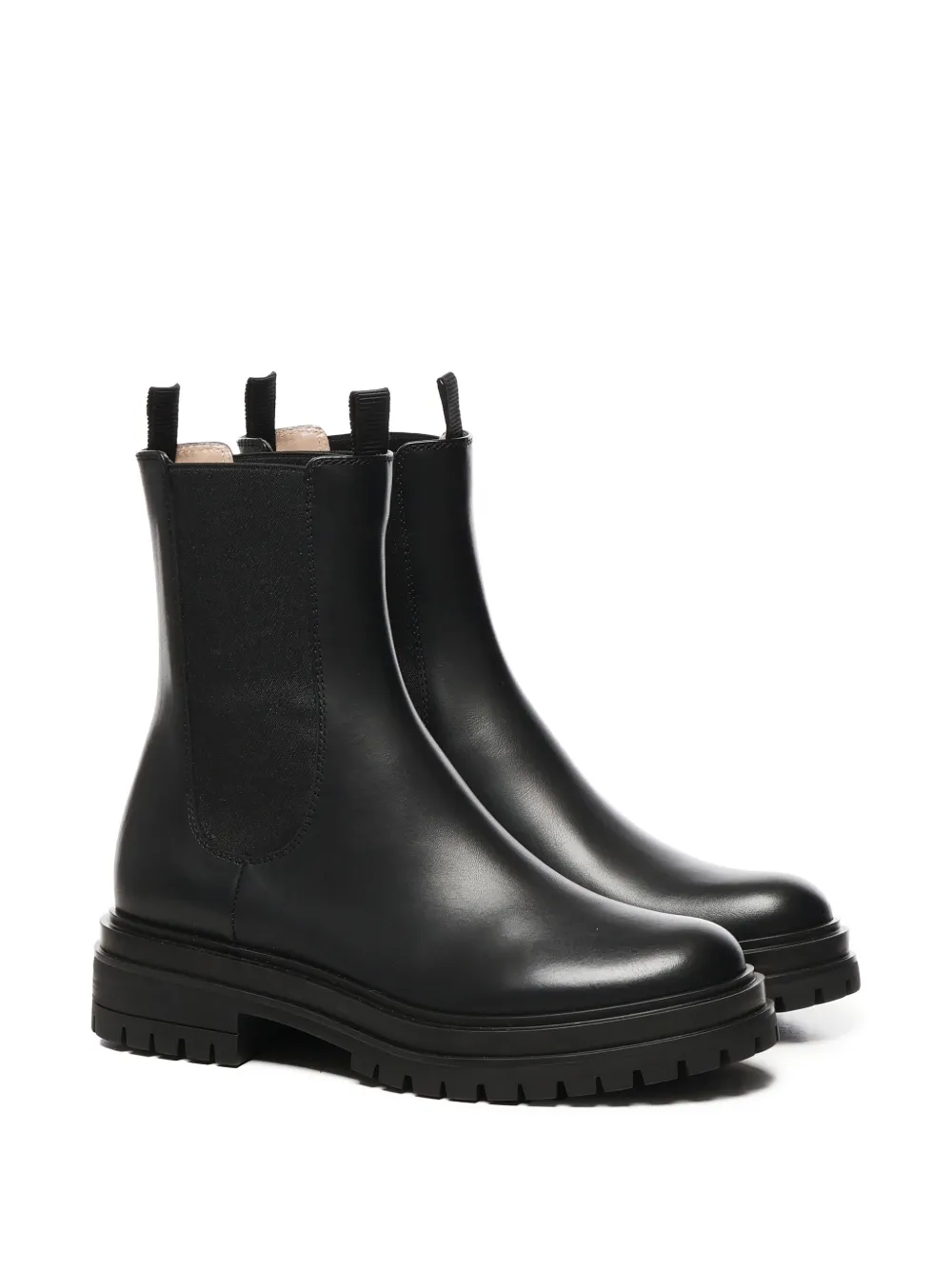 Gianvito Rossi elastic-panel boots Black