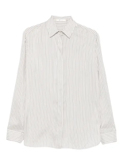 The Row striped silk shirt