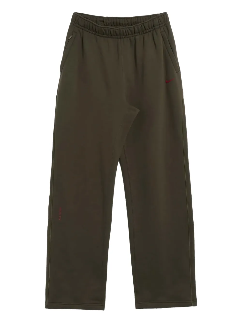 Nike embroidered-detail sweatpants - Verde