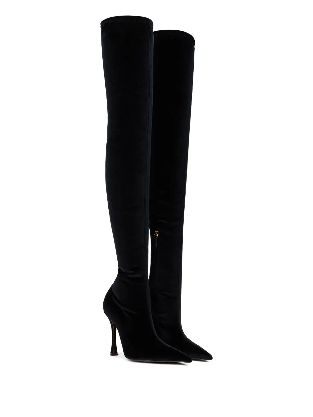 Roberto Cavalli satin pointed-toe thigh-high boots | Over-The-Knee Boots | Image 2