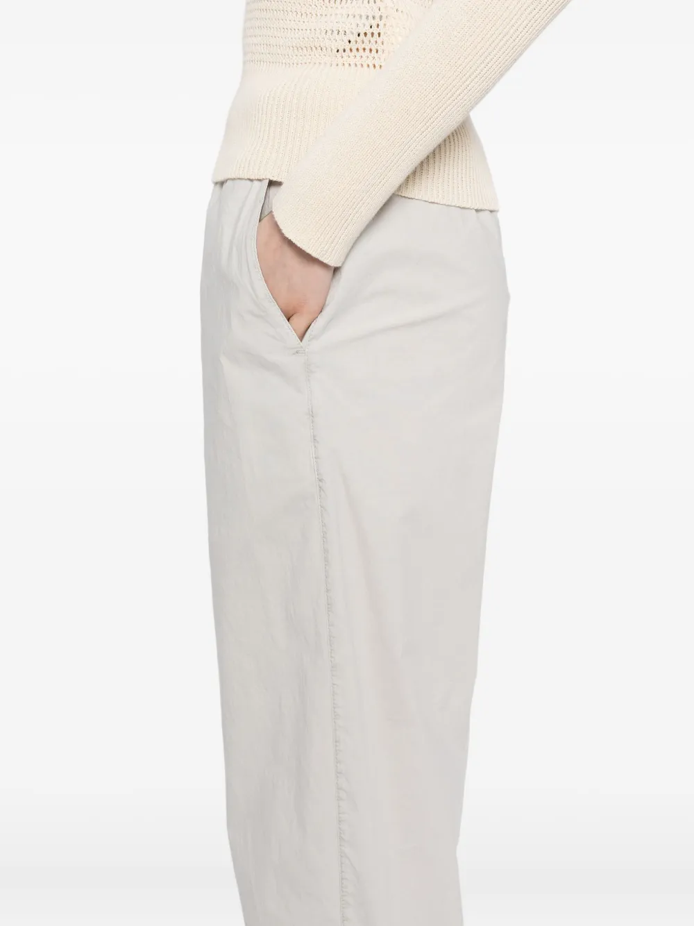 James Perse Parachute popeline broek Grijs