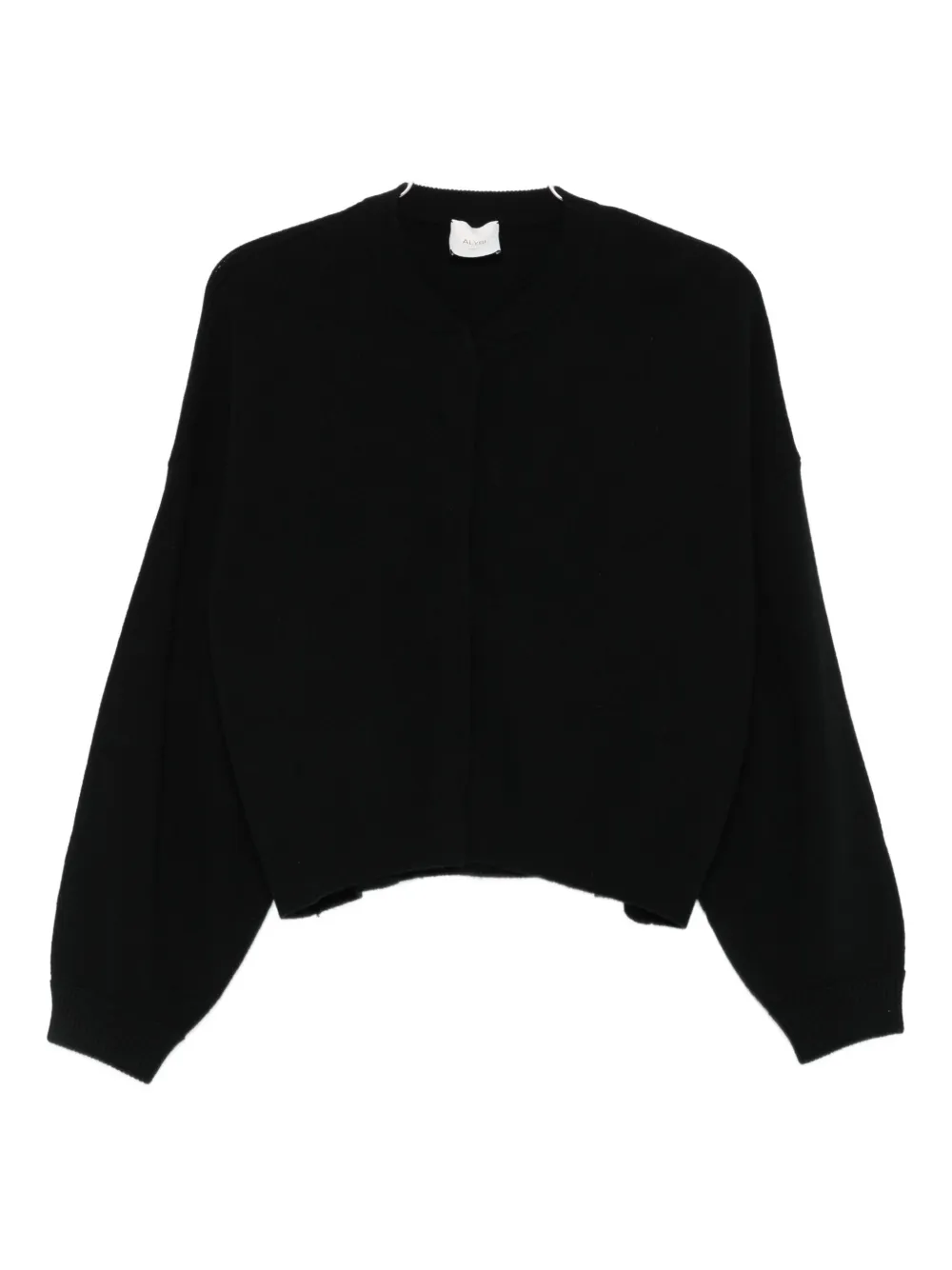 Alysi balloon-sleeve cardigan Zwart