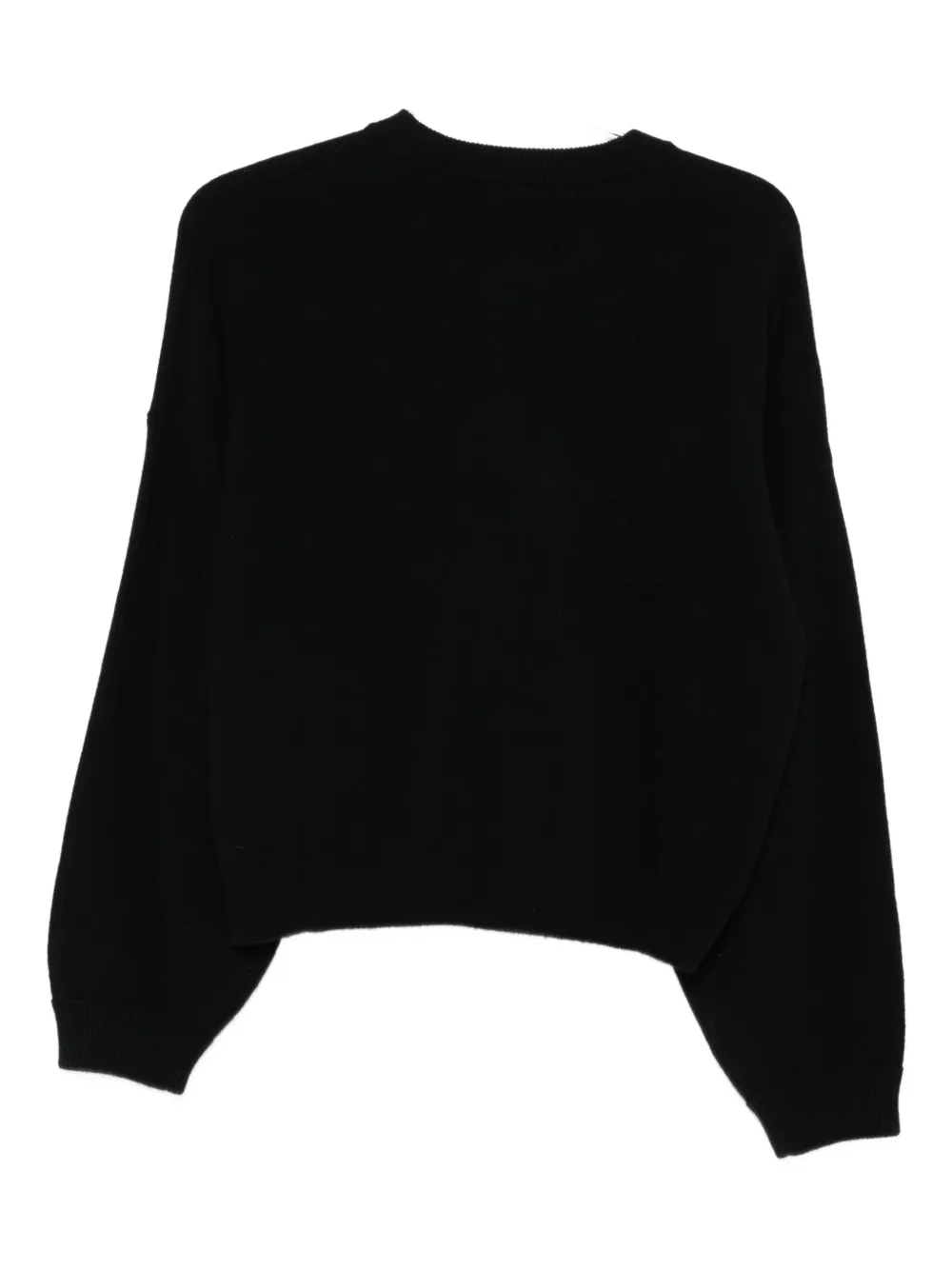 Alysi balloon-sleeve cardigan Zwart