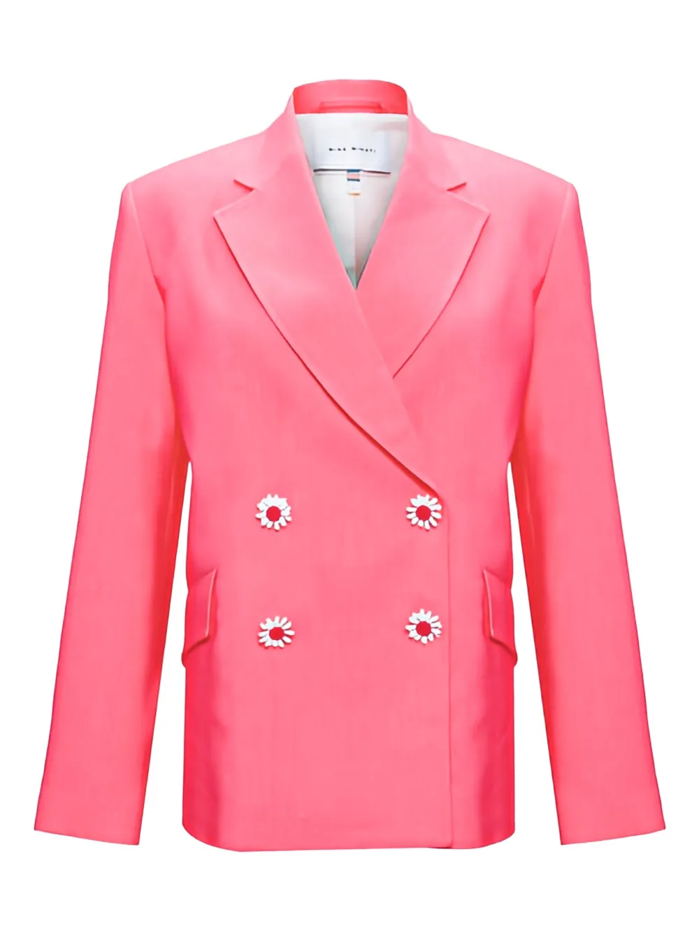 Mira Mikati daisy-button double-breasted blazer | Pink | Image 1
