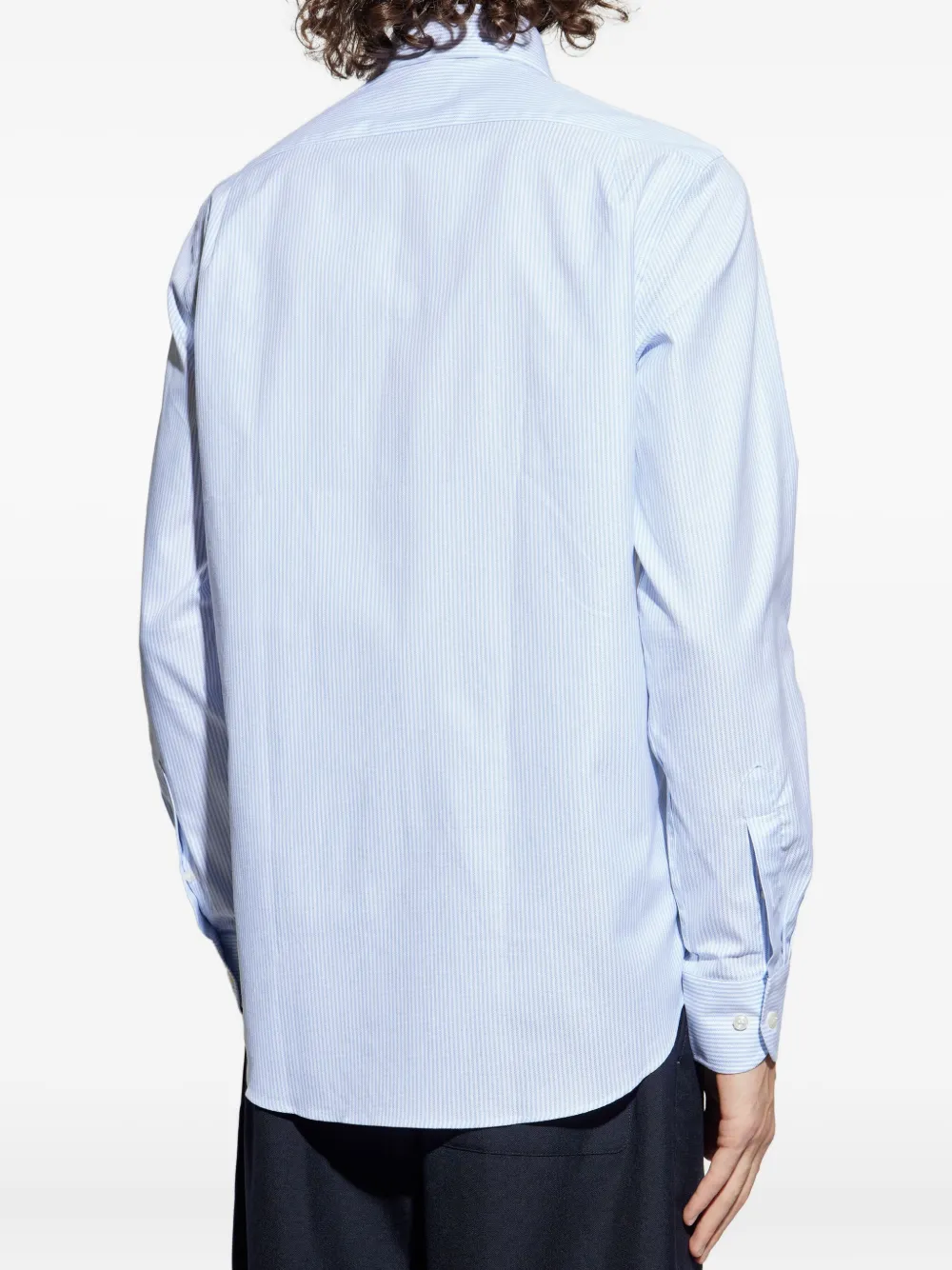 Paul & Shark Gestreept katoenen overhemd Blauw