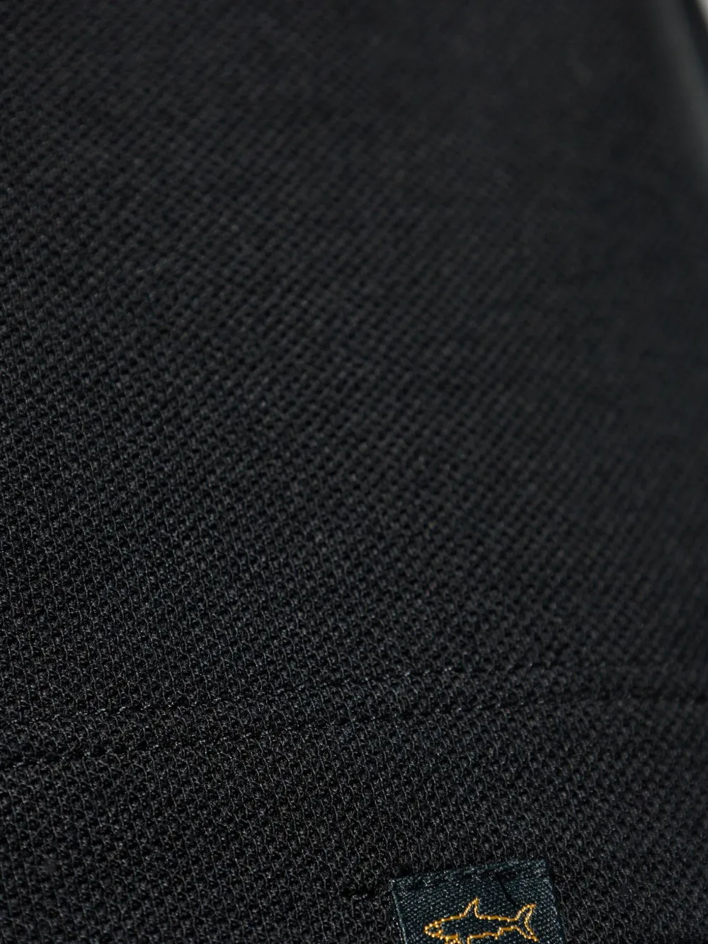 Paul & Shark Poloshirt met contrasterende afwerking Zwart