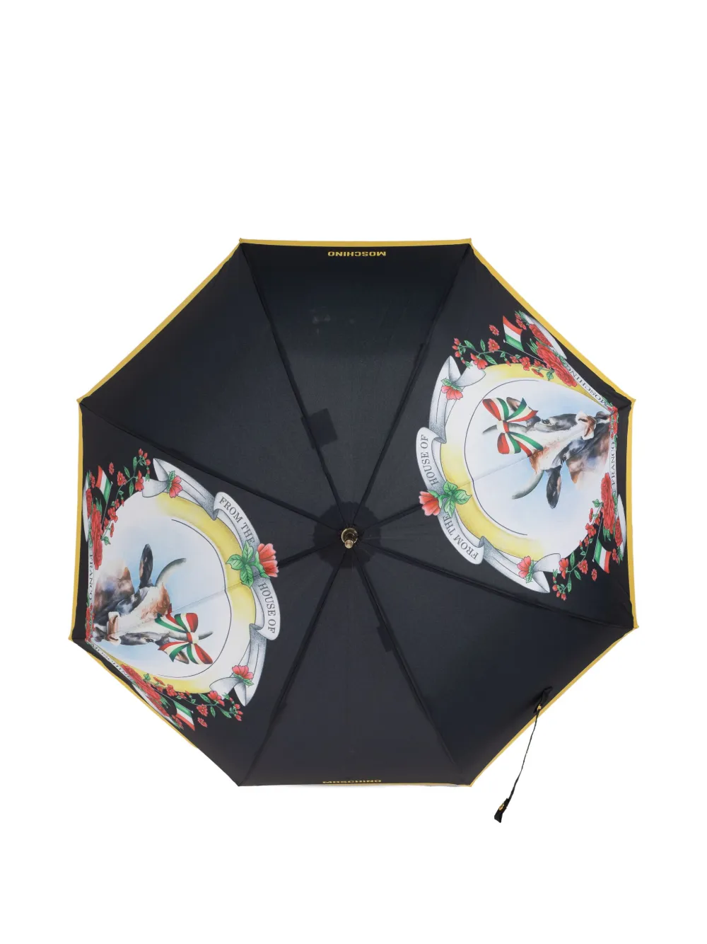 Moschino Paraplu met print Zwart